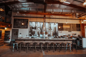 Caboose Brewing Company bar